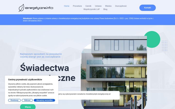 Ekrano kopija energetyczne.info