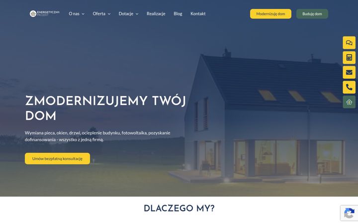 Snímek obrazovky energetycznyprojekt.pl