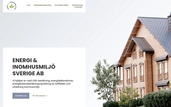 Zrzut ekranu energi-inomhusmiljo.se