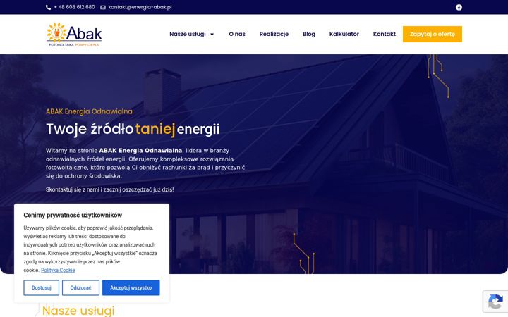 Ekrano kopija energia-abak.pl