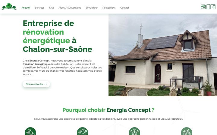 Screenshot of energia-concept.com