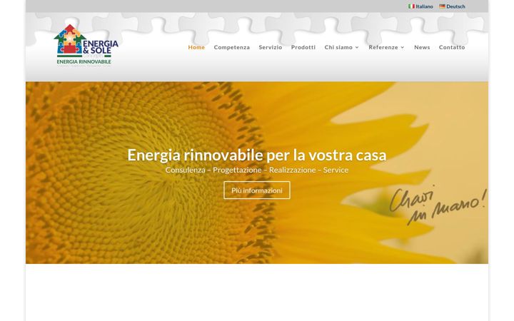 Screenshot di energia-e-sole.it