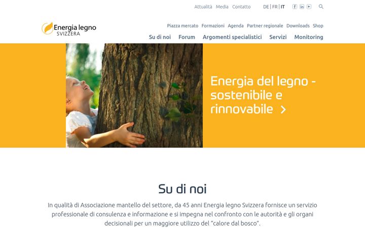 Capture d'écran de energia-legno.ch