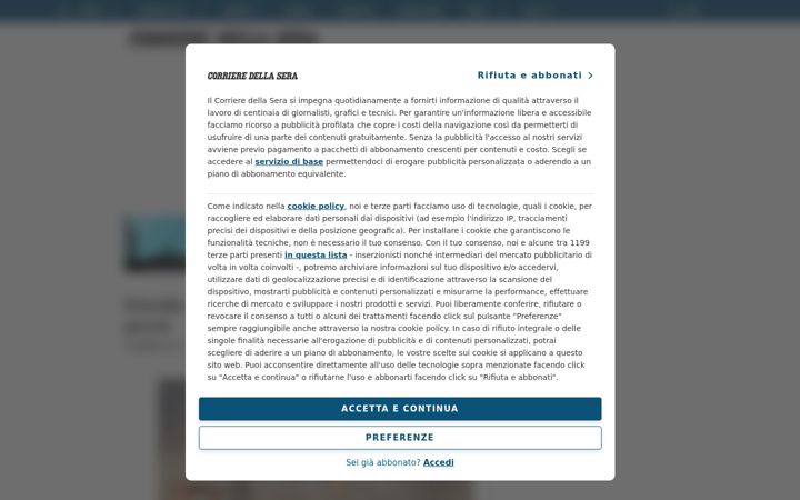 Screenshot di energia.corriere.it