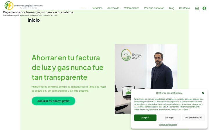 Capture d'écran de energiaahorro.es