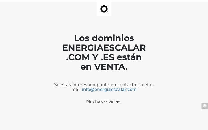 Screenshot of energiaescalar.com