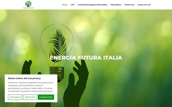 Screenshot di energiafuturaitalia.it