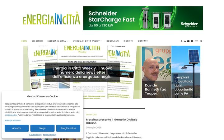 Screenshot di energiaincitta.it