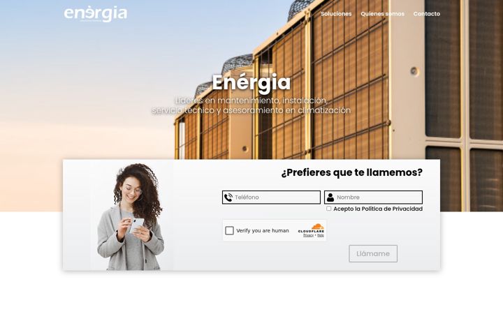 Screenshot of energiasolucionestecnicas.com