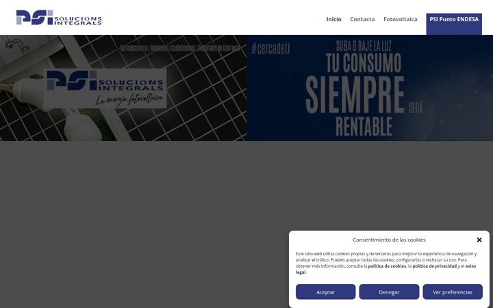 Screenshot of energiasrenovablespsi.com