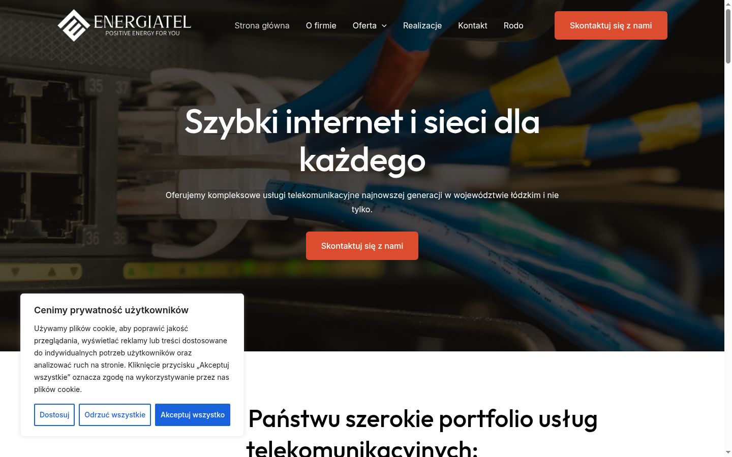 Screenshot tal-banner tal-kunsens muri qabel kwalunkwe interazzjoni