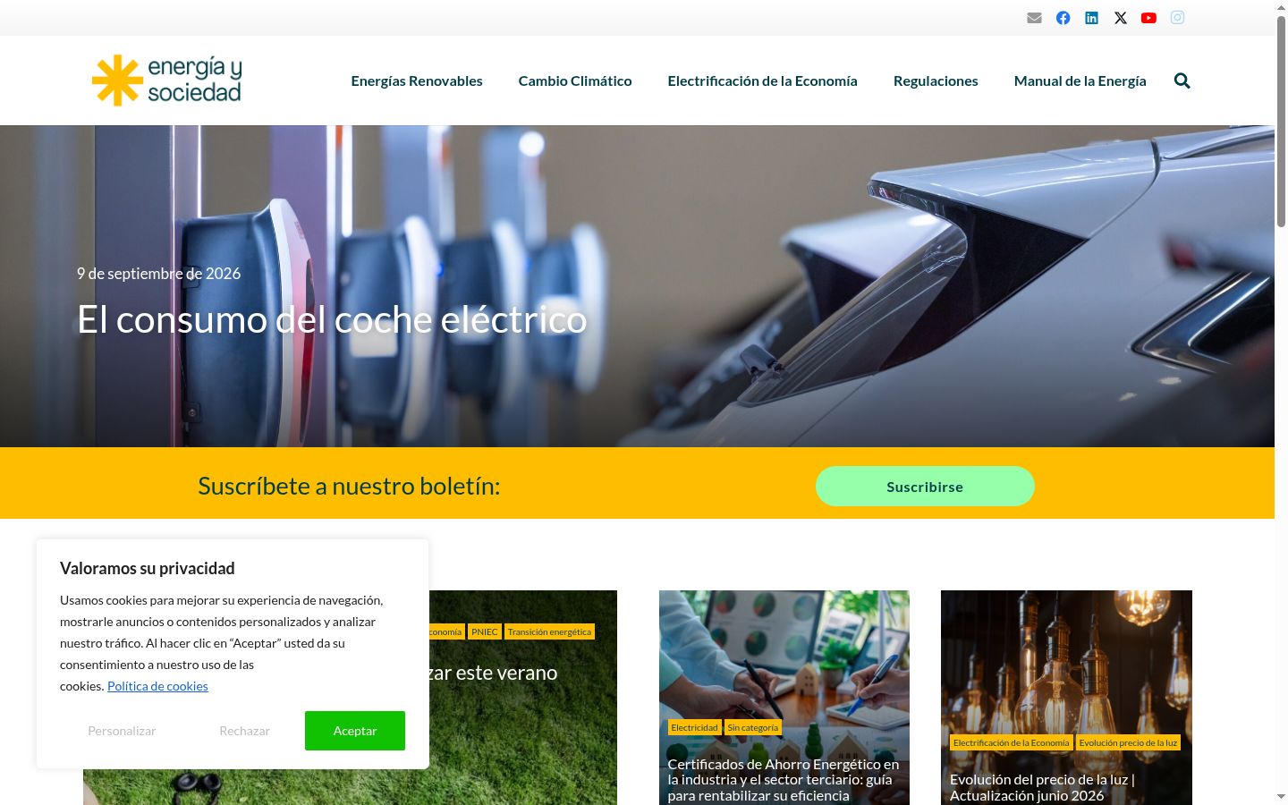Screenshot tal-banner tal-kunsens muri qabel kwalunkwe interazzjoni