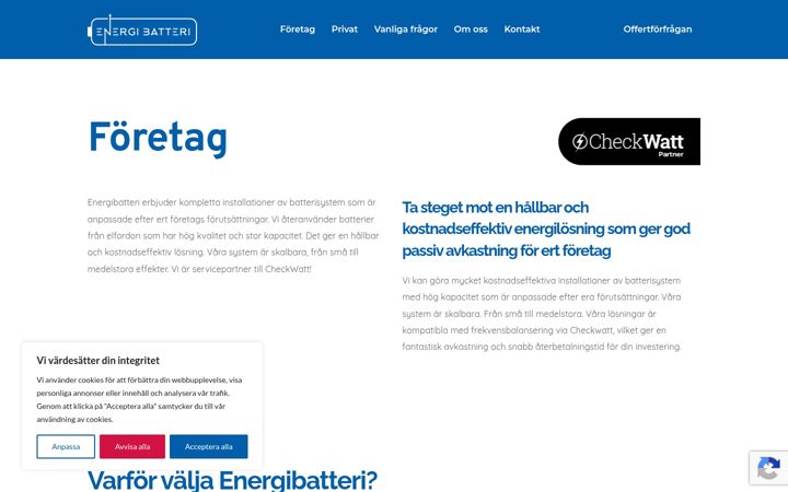 Screenshot von energibatteri.se