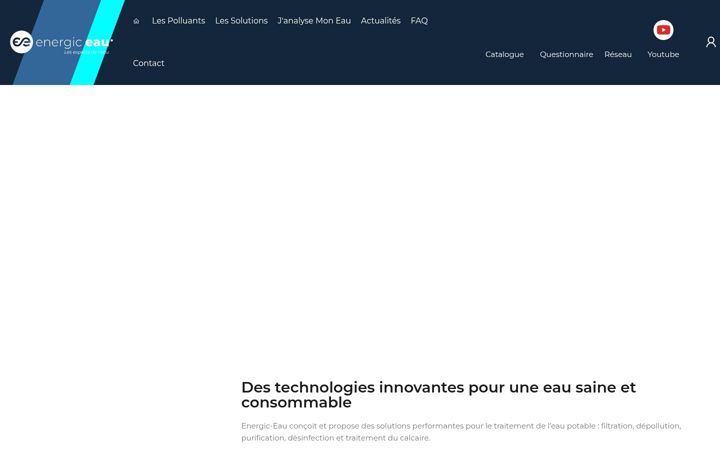Screenshot of energic-eau.fr