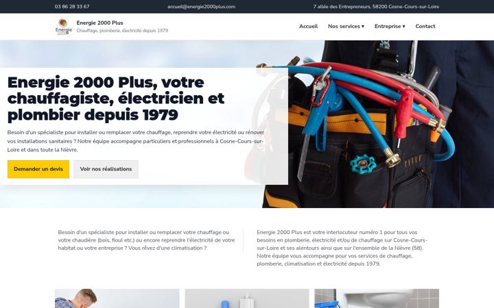 Screenshot of energie-2000-plus.fr