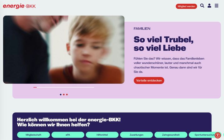 Captura de ecrã de energie-bkk.de