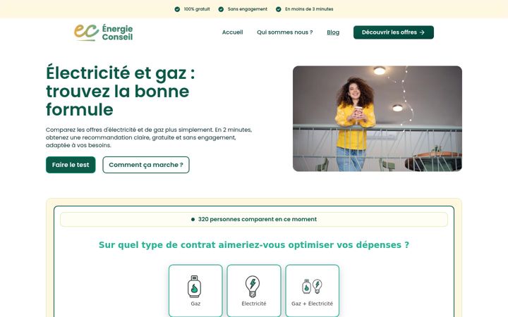 Screenshot of energie-conseil.co
