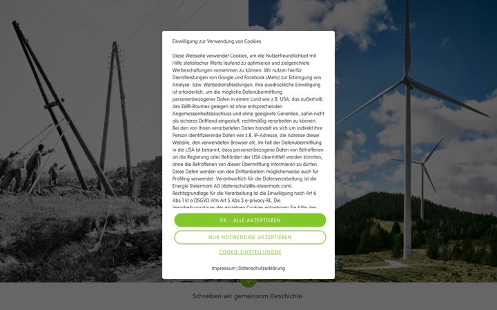 Screenshot of energie-der-steiermark.at
