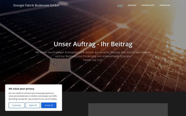 Screenshot von energie-fabrik.eu