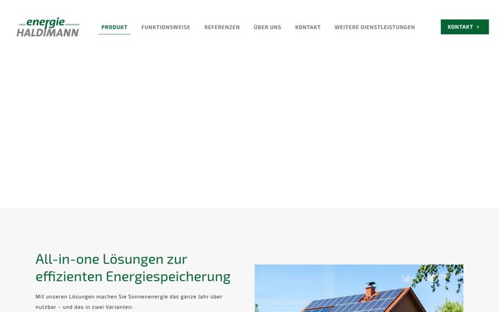 Capture d'écran de energie-haldimann.ch