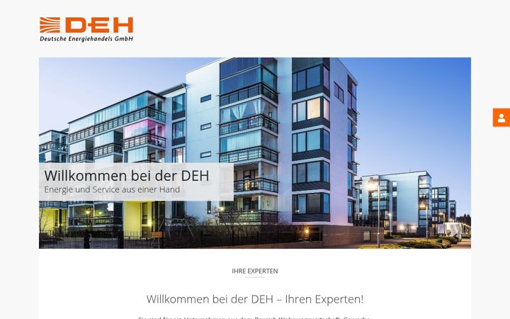 Screenshot von energie-handelsgesellschaft.de