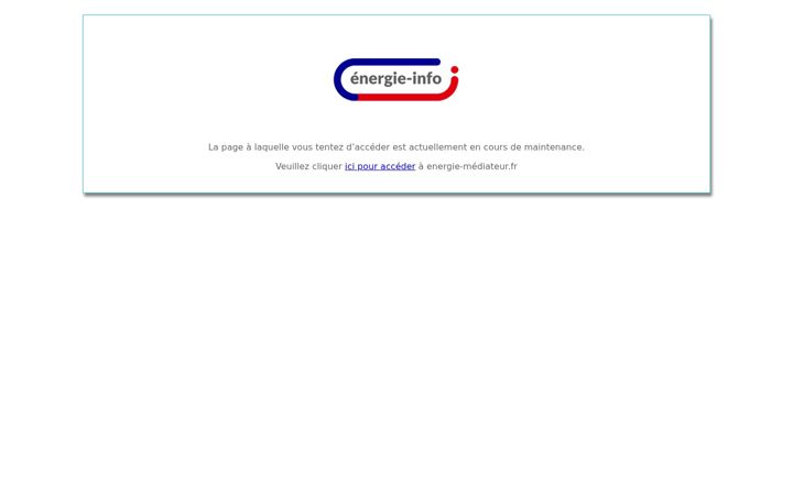 Screenshot of energie-info.fr