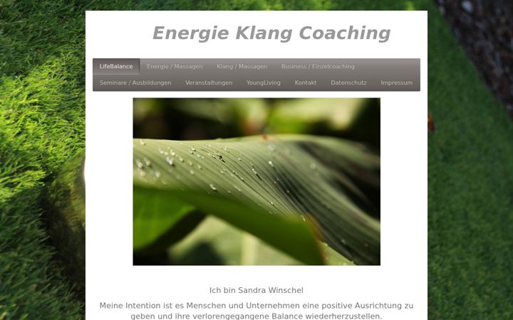 Screenshot von energie-klang-coaching.de