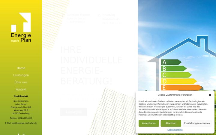 Screenshot von energie-nach-plan.de