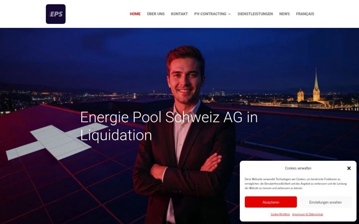 Capture d'écran de energie-pool.ch