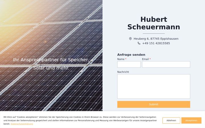 Screenshot von energie-scheuermann.de