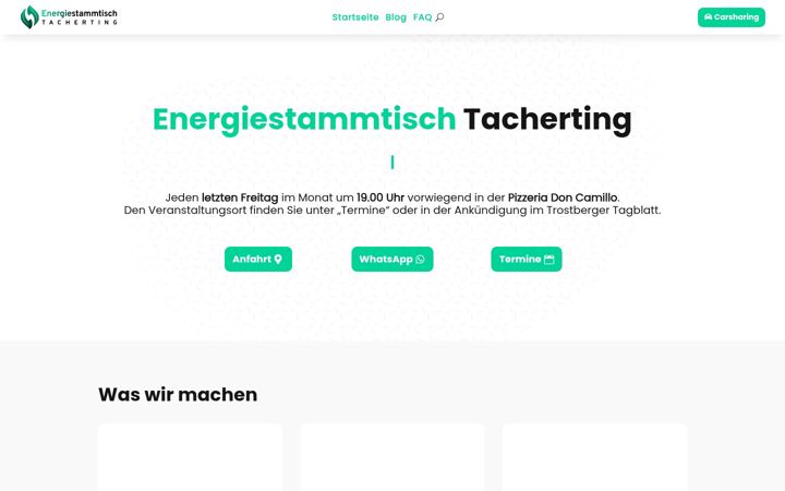 Screenshot von energie-tacherting.de