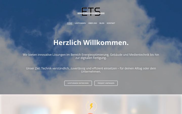 Screenshot von energie-technik-service.de