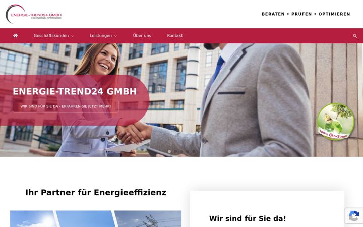 Screenshot von energie-trend24.de