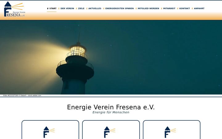 Screenshot von energie-vereint.de