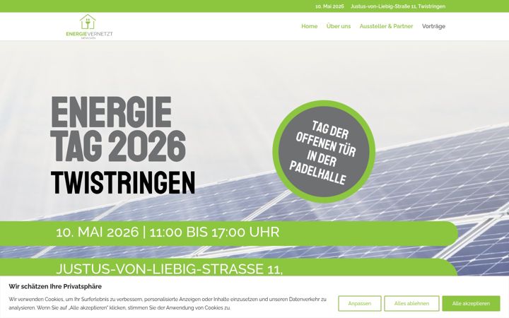 Screenshot von energie-vernetzt-menschen.de