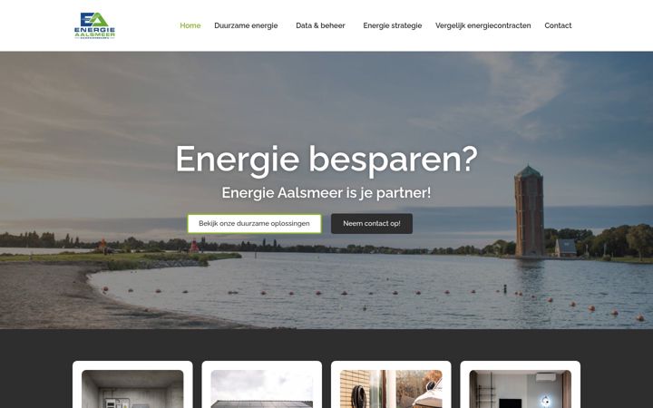 Screenshot of energieaalsmeer.nl