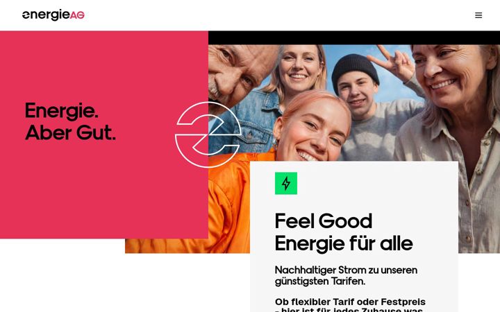 Ekrano kopija energieag.at