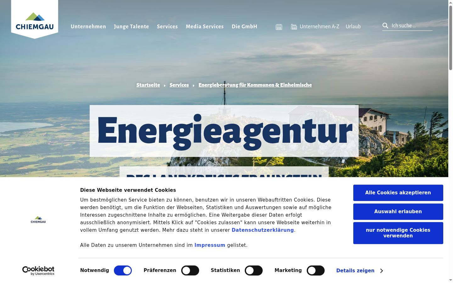 Screenshot tal-banner tal-kunsens muri qabel kwalunkwe interazzjoni