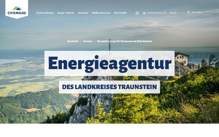 Screenshot of energieagentur-suedost.bayern