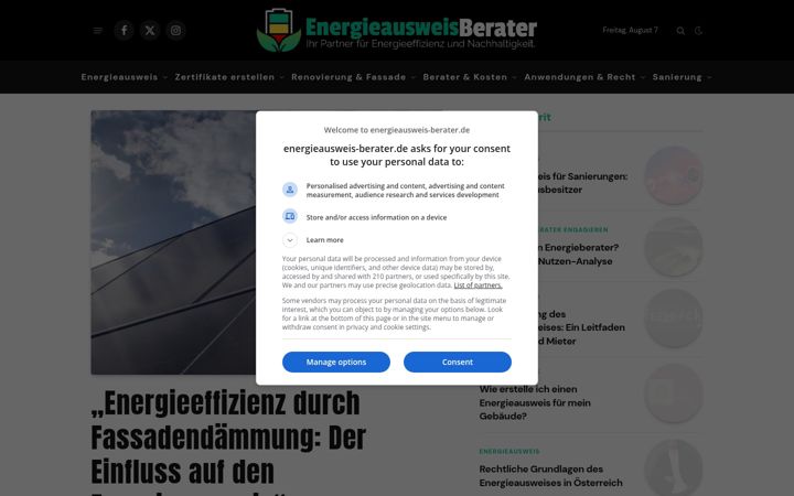 Screenshot van energieausweis-berater.de