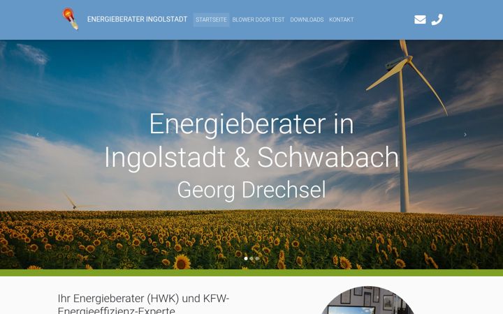 Captura de ecrã de energieberater-ingolstadt.de