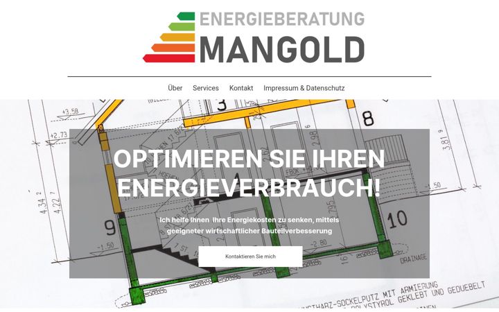 Captura de ecrã de energieberater-mangold.de