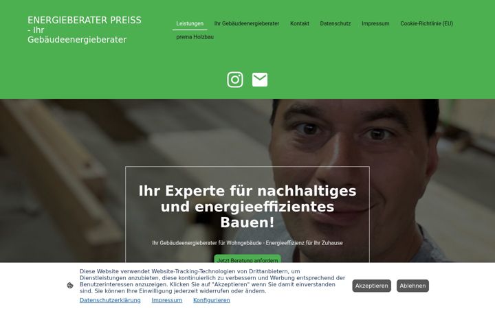 Captura de ecrã de energieberater-preiss.de