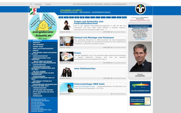 Captura de ecrã de energieberater-schmitz.de