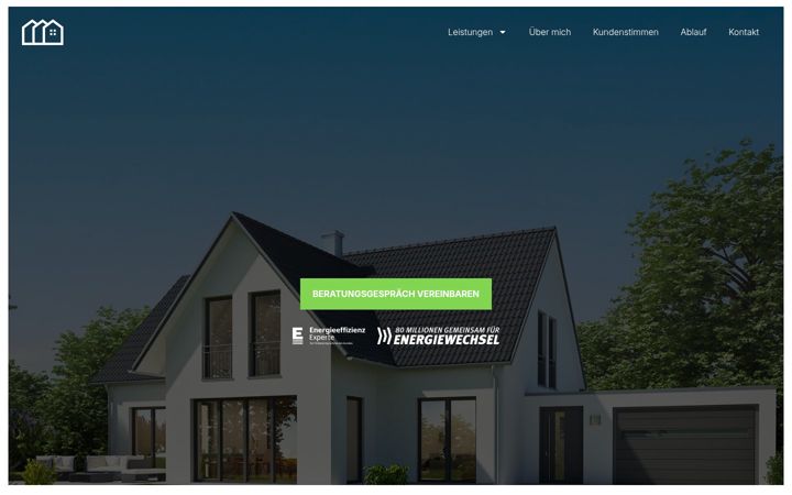 Captura de pantalla de energieberatung-czech.de