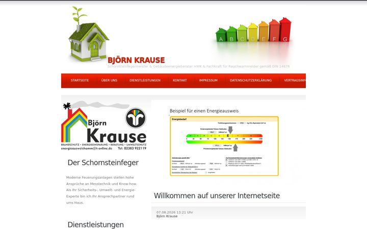 Screenshot of energieberatung-krause.de
