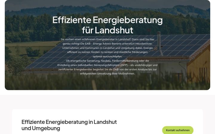 Screenshot of energieberatung-landshut.com