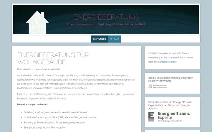 Screenshot of energieberatung-nonnenmann.de