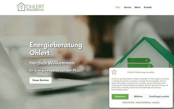 Screenshot of energieberatung-ohlert.de