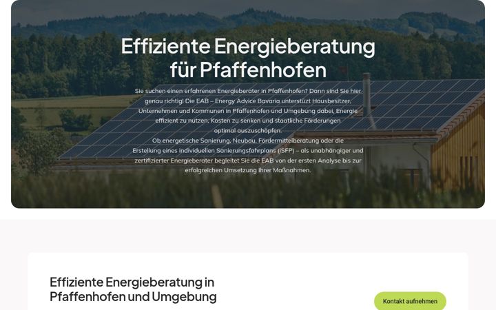 Screenshot of energieberatung-pfaffenhofen.com